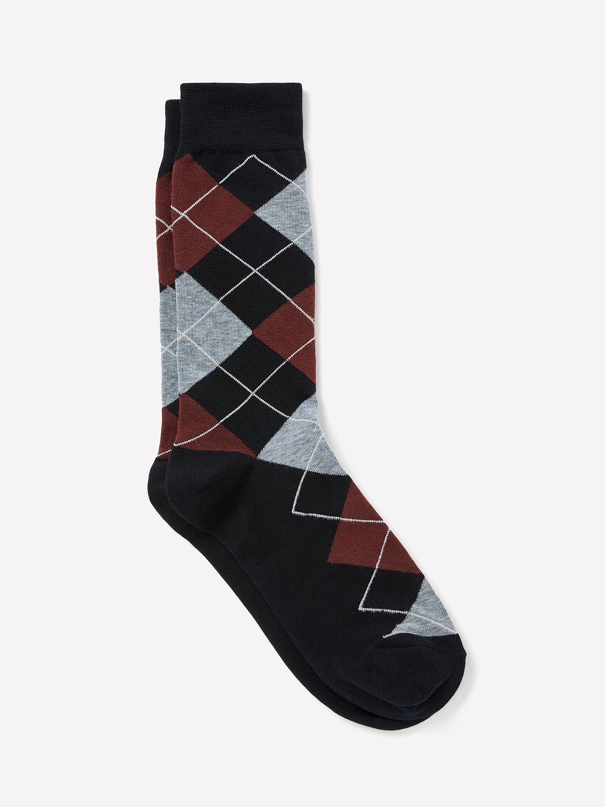 Men's Argyle Pattern Dress Socks