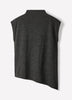 Knit Asymmetric Top Blend Fabric