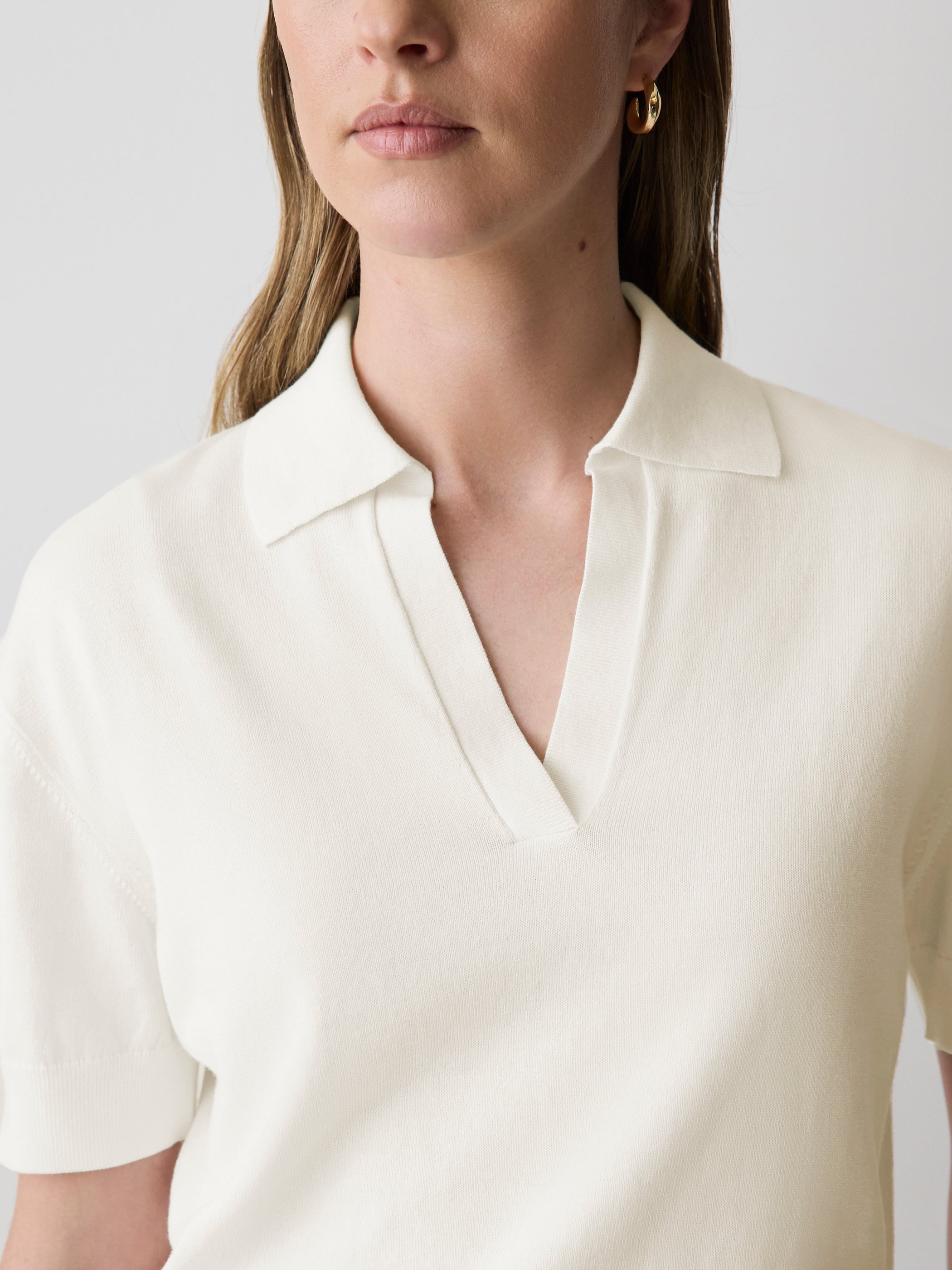 Pull à Manches Courtes et Col Polo