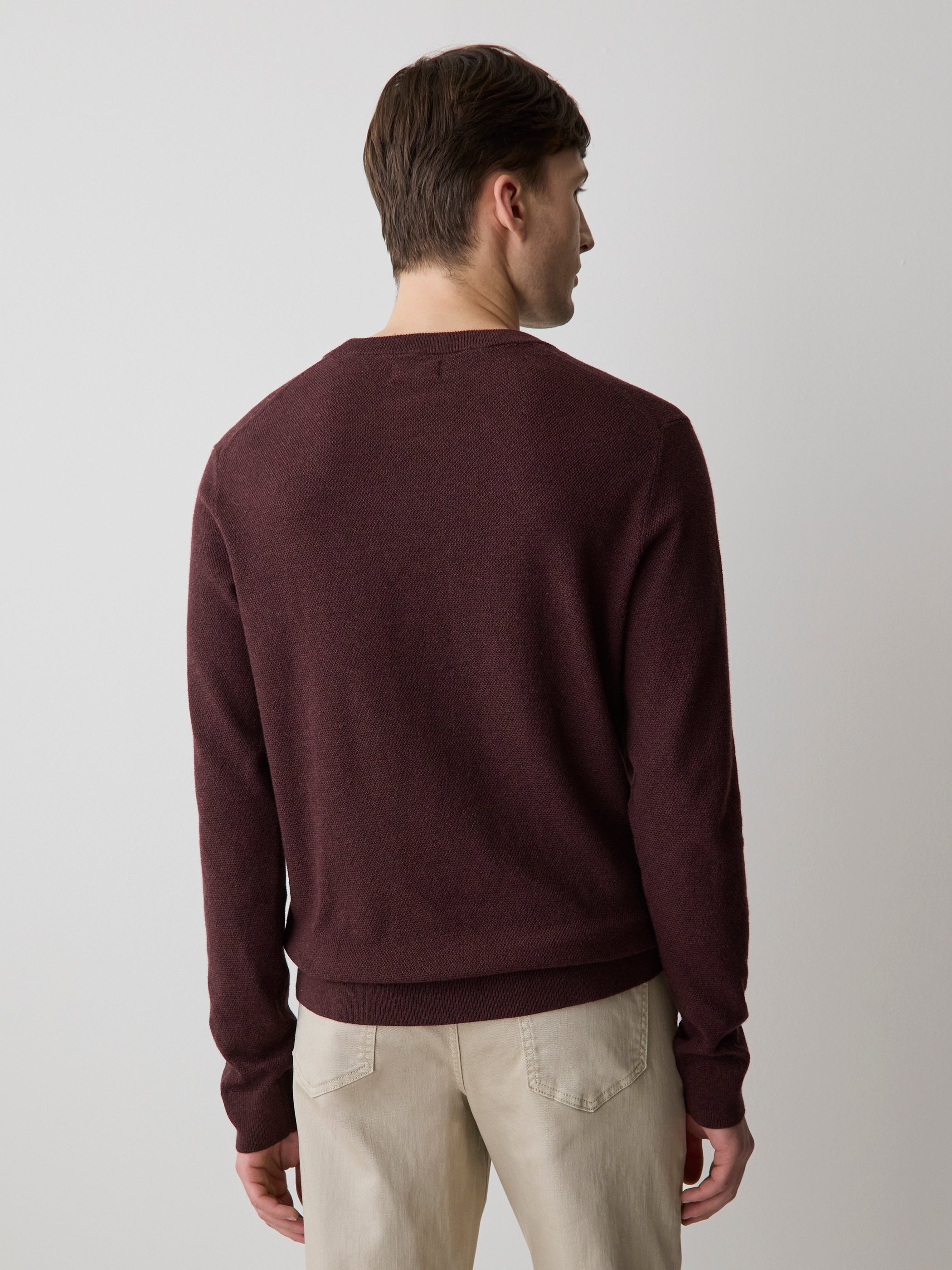 Long-Sleeve Crew-Neck Sweater
