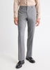 Tailored-Fit Grey Hopsack Suit Pant
