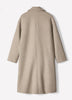Relaxed-Fit Wool-Blend Double-Breasted Coat