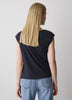 Knit Blouse Pleated Extended Sleeve