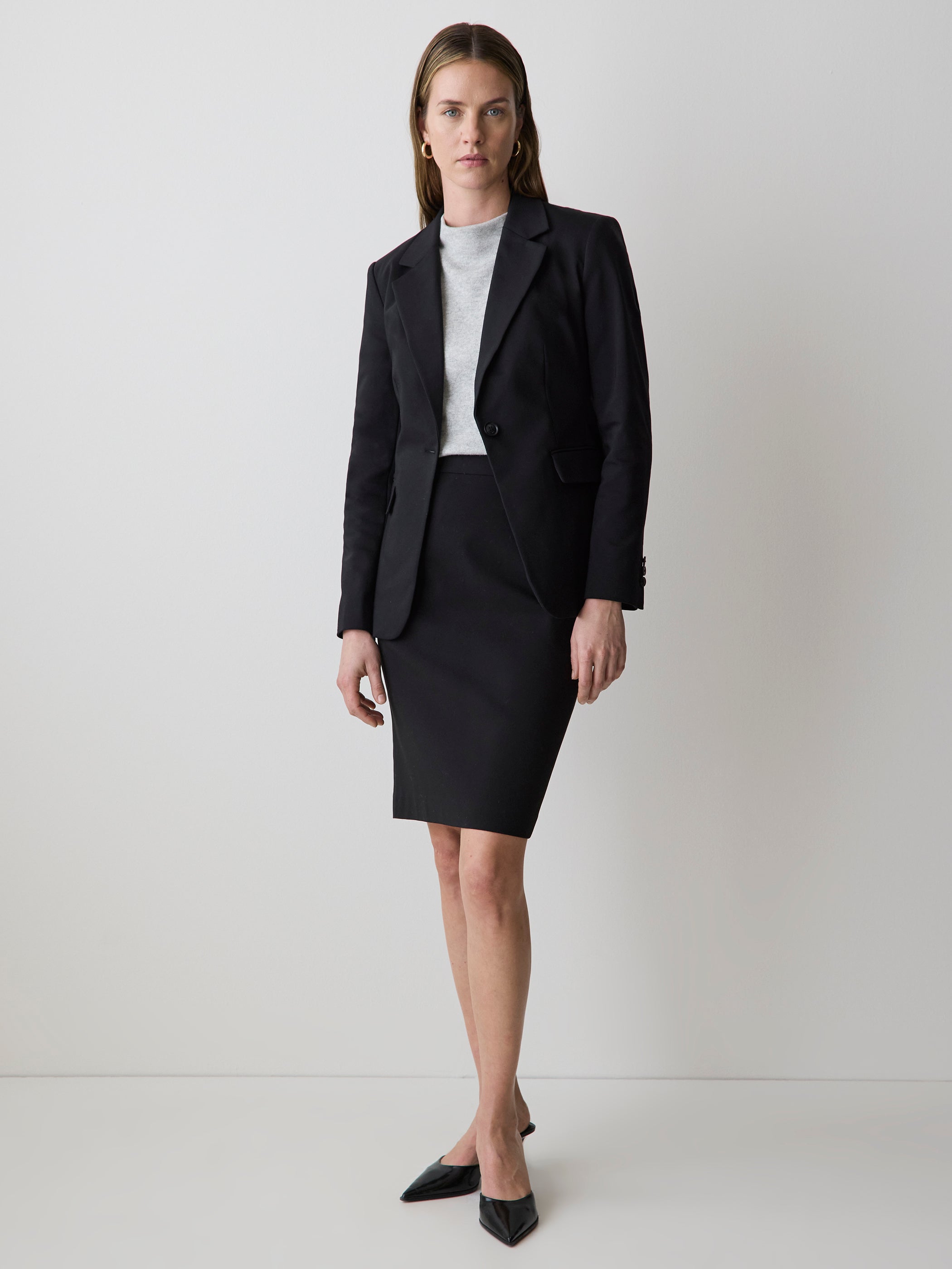 Limitless Black Pencil Skirt
