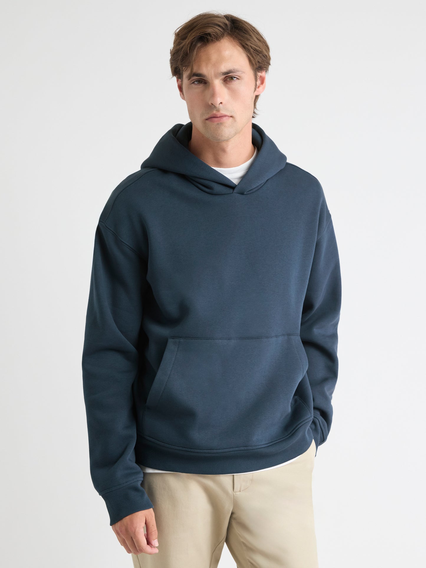 Fleece Hoodie with Kangaroo Pocket