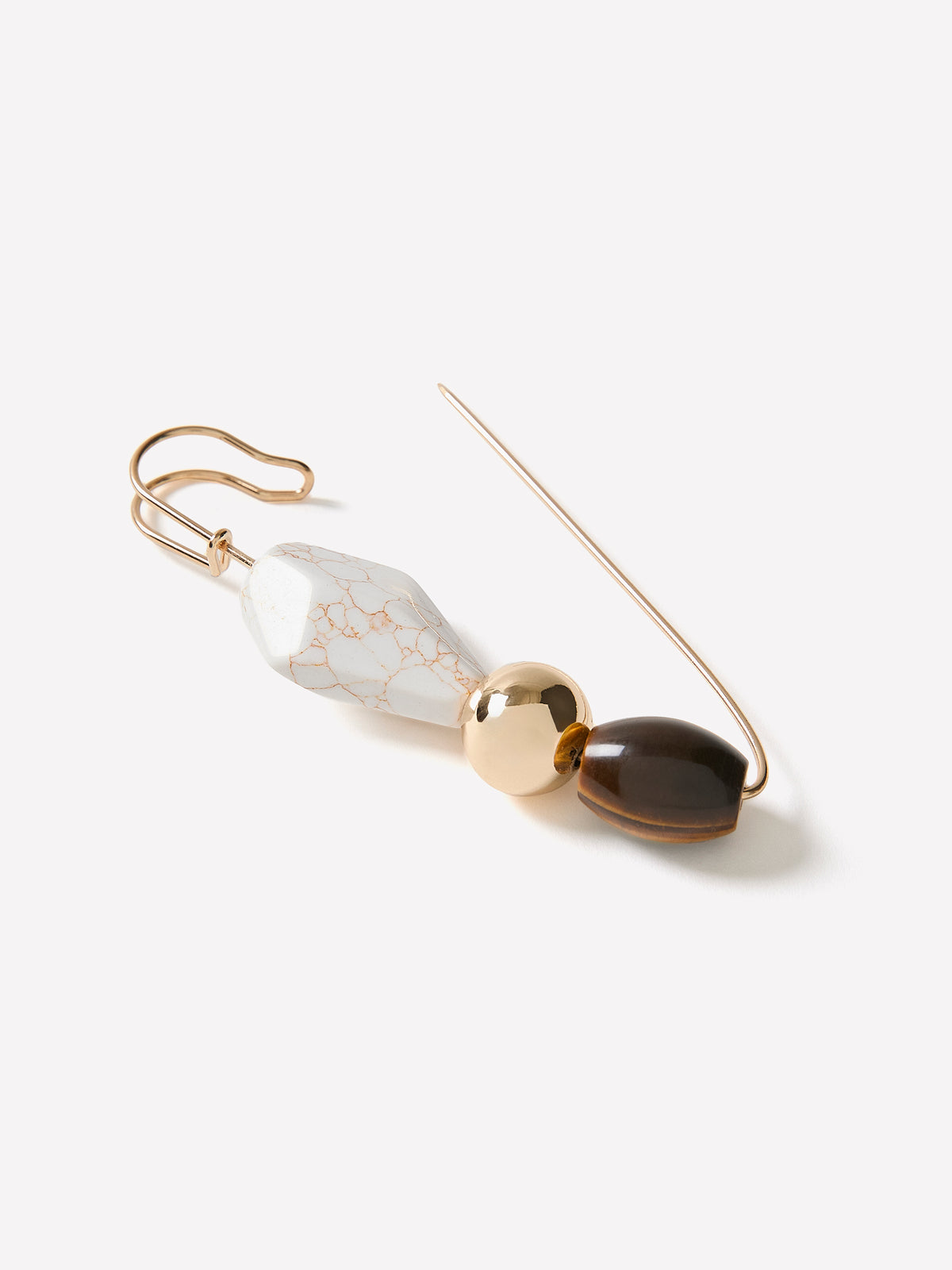 Brooch with Semi-Precious Stones, Metal Design