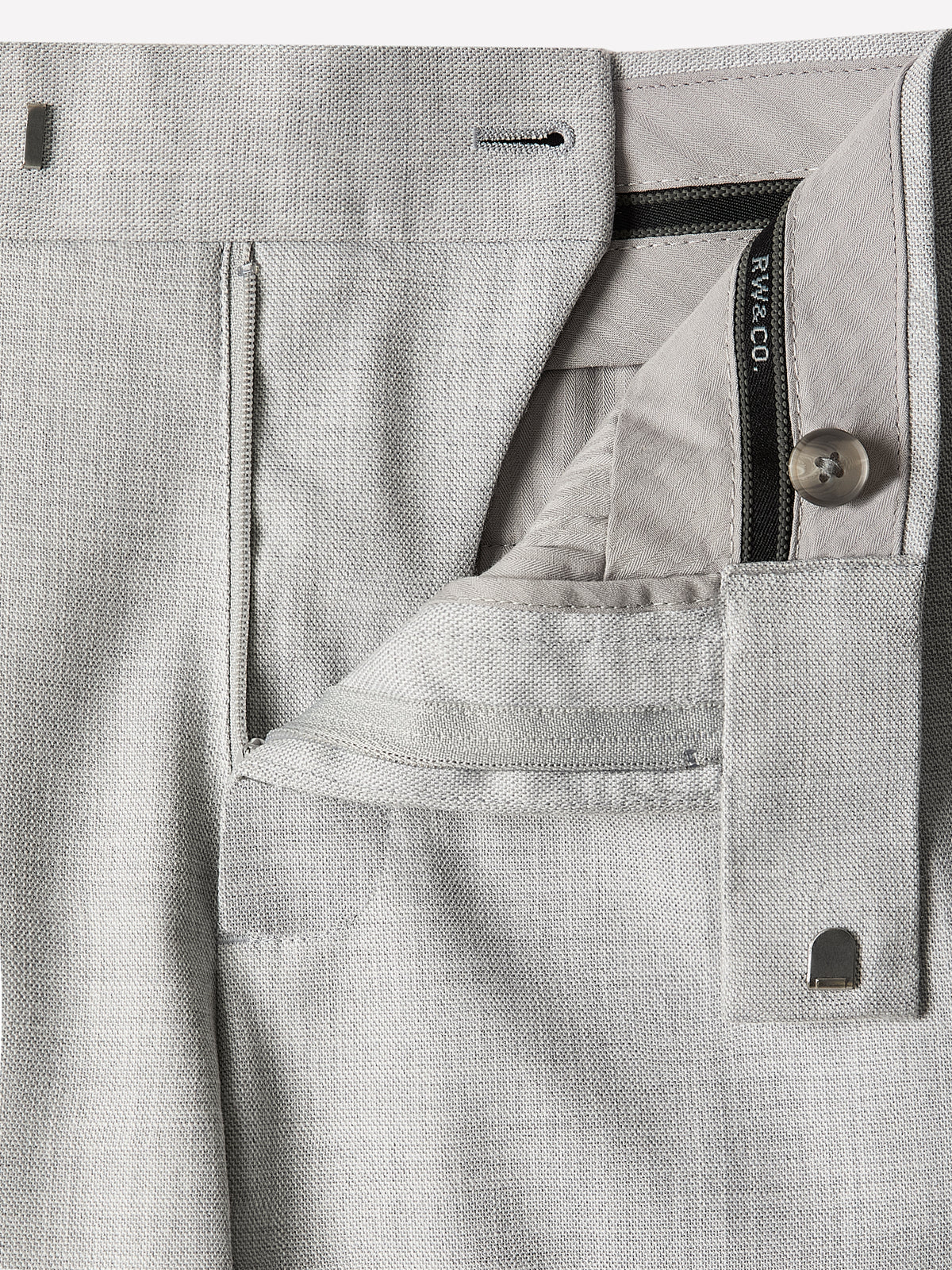 Essential Slim Fit Light Grey Suit Pant