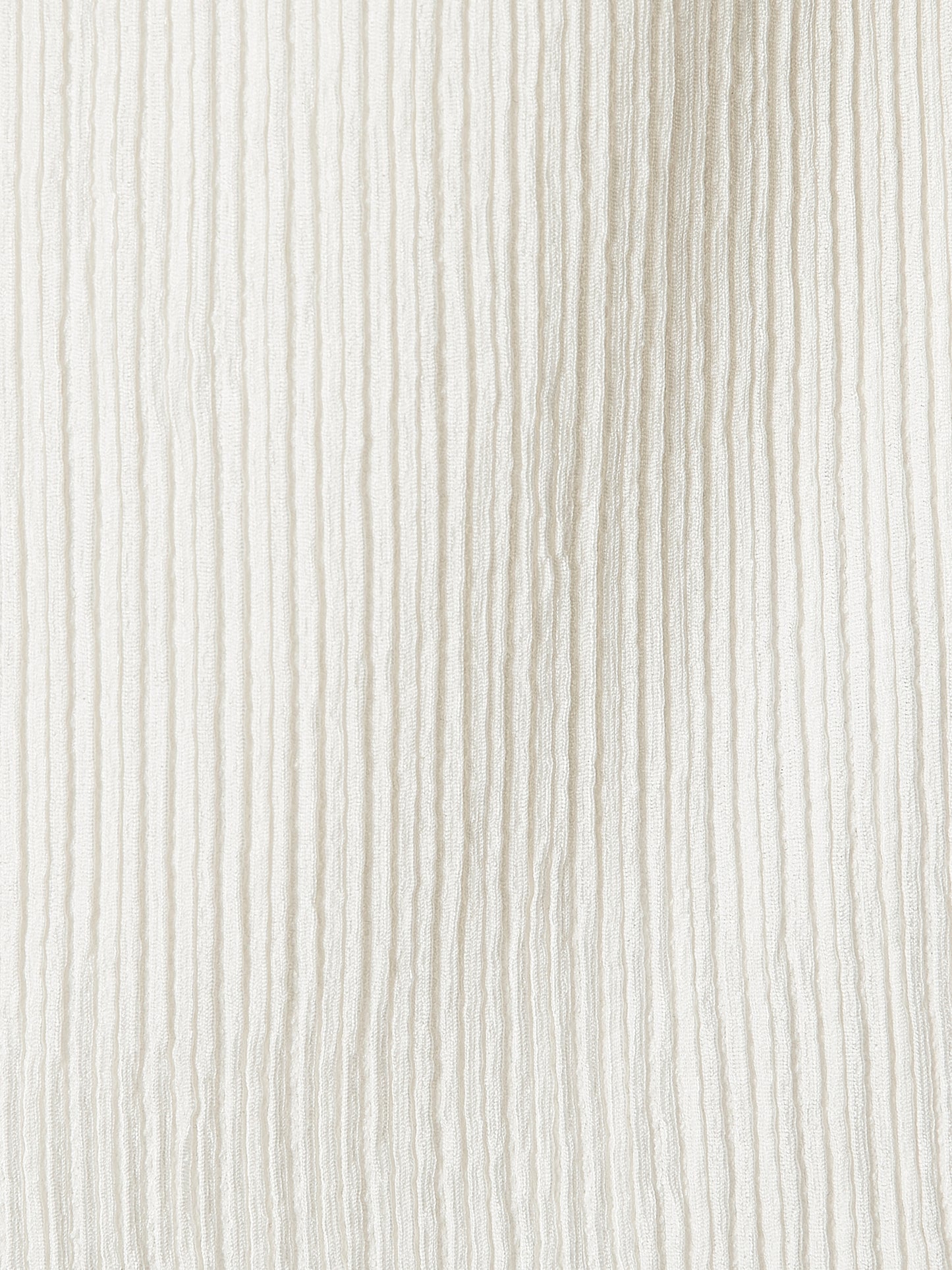 Sleeveless Funnel-Neck Textured Top