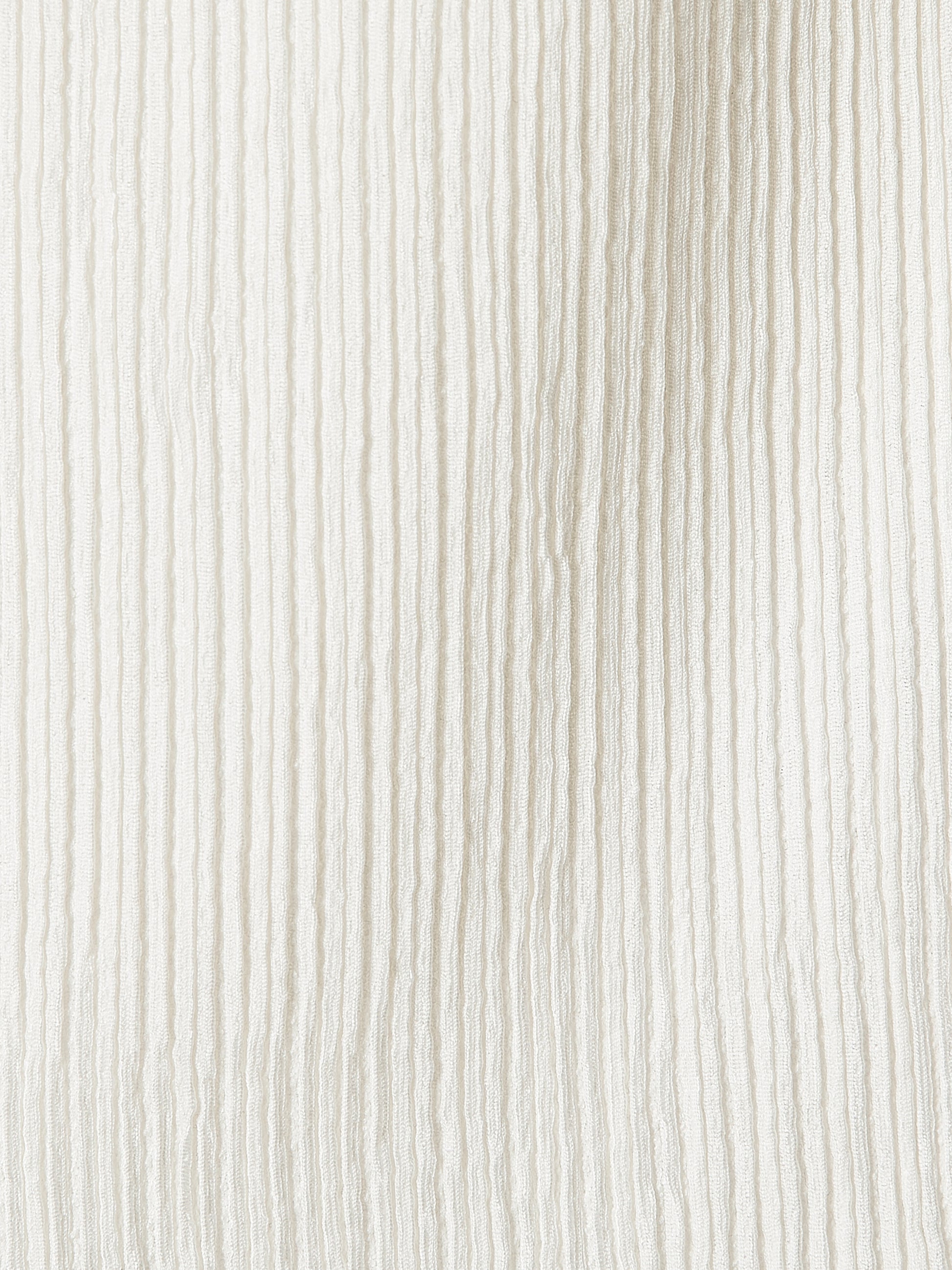 Sleeveless Funnel-Neck Textured Top