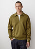Long-Sleeve Half-Zip Polo Sweater