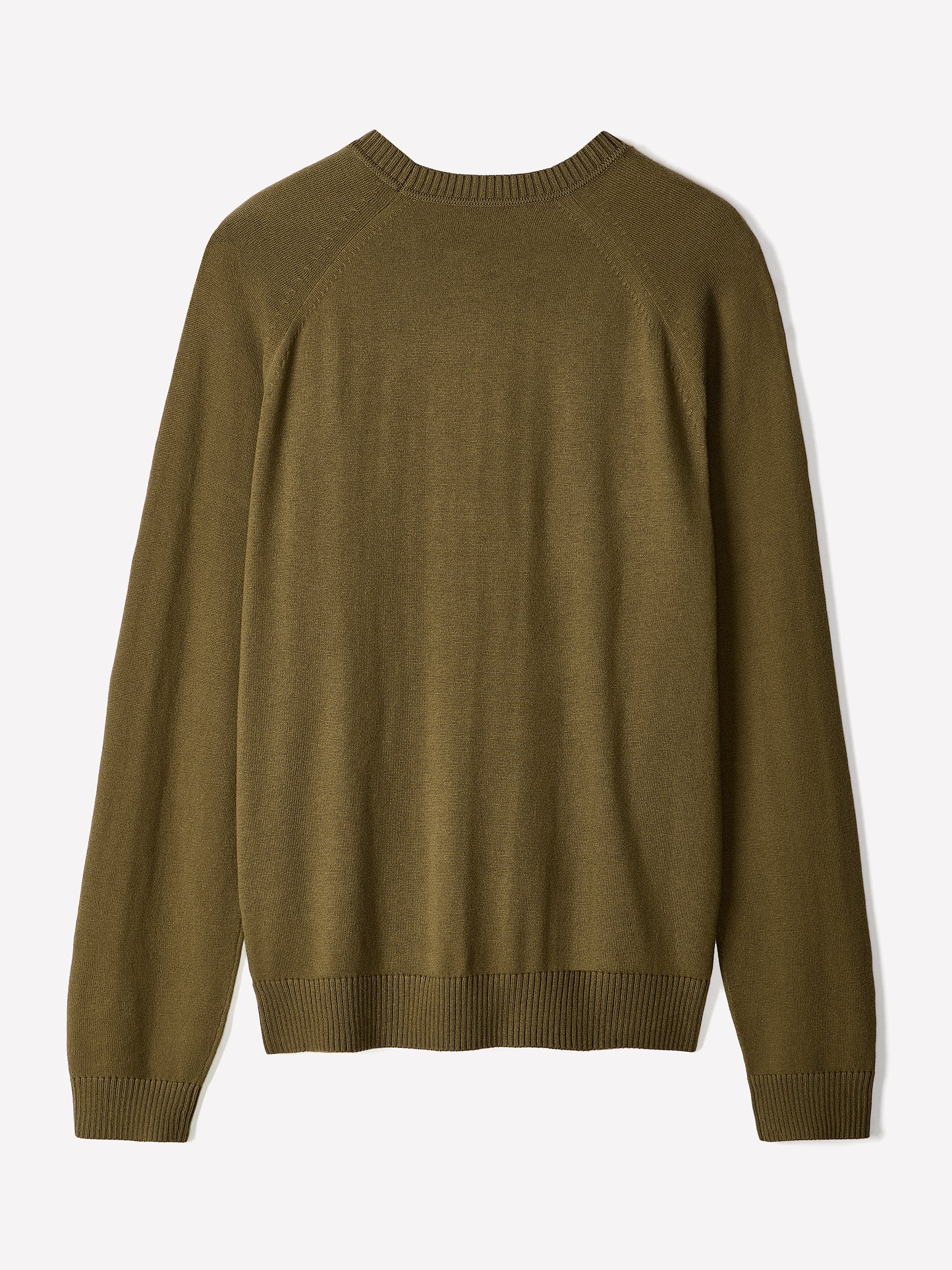 Men's Knit Crewneck Sweater Cotton Blend