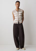 Sleeveless Crew-Neck Sweater Vest
