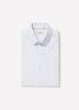Slim Fit Cotton Knit Shirt with Tailored Collar