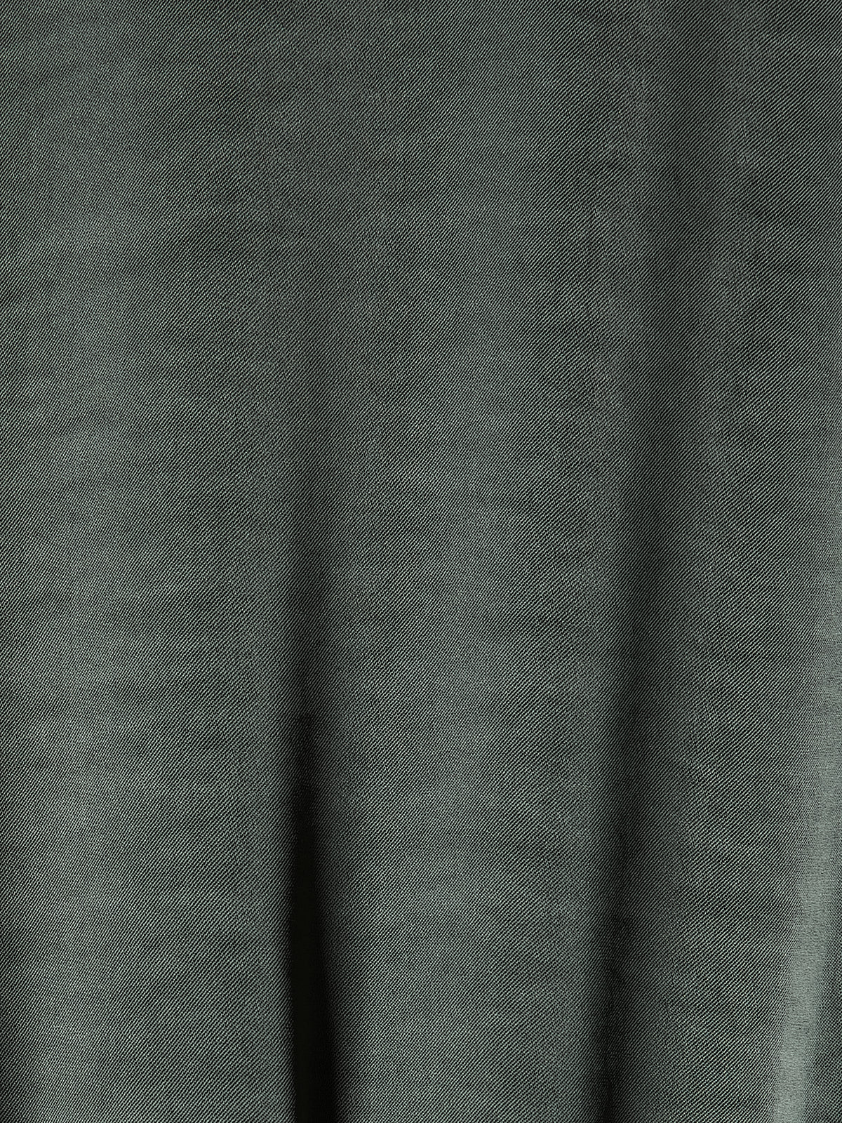 Long-Sleeve Crew-Neck Blouse with Shoulder Pads