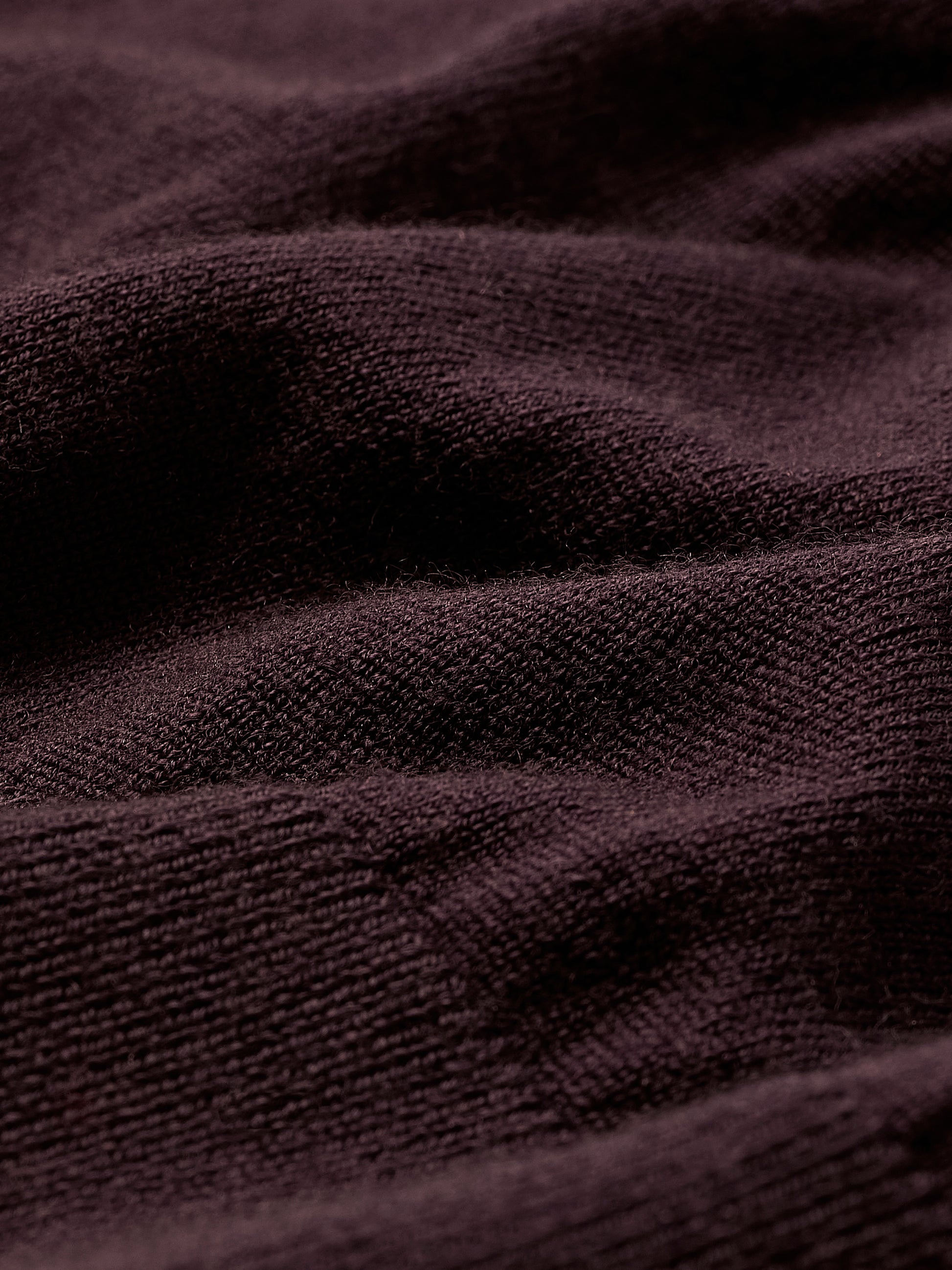 Merino Wool Knit Polo Sweater Long Sleeve
