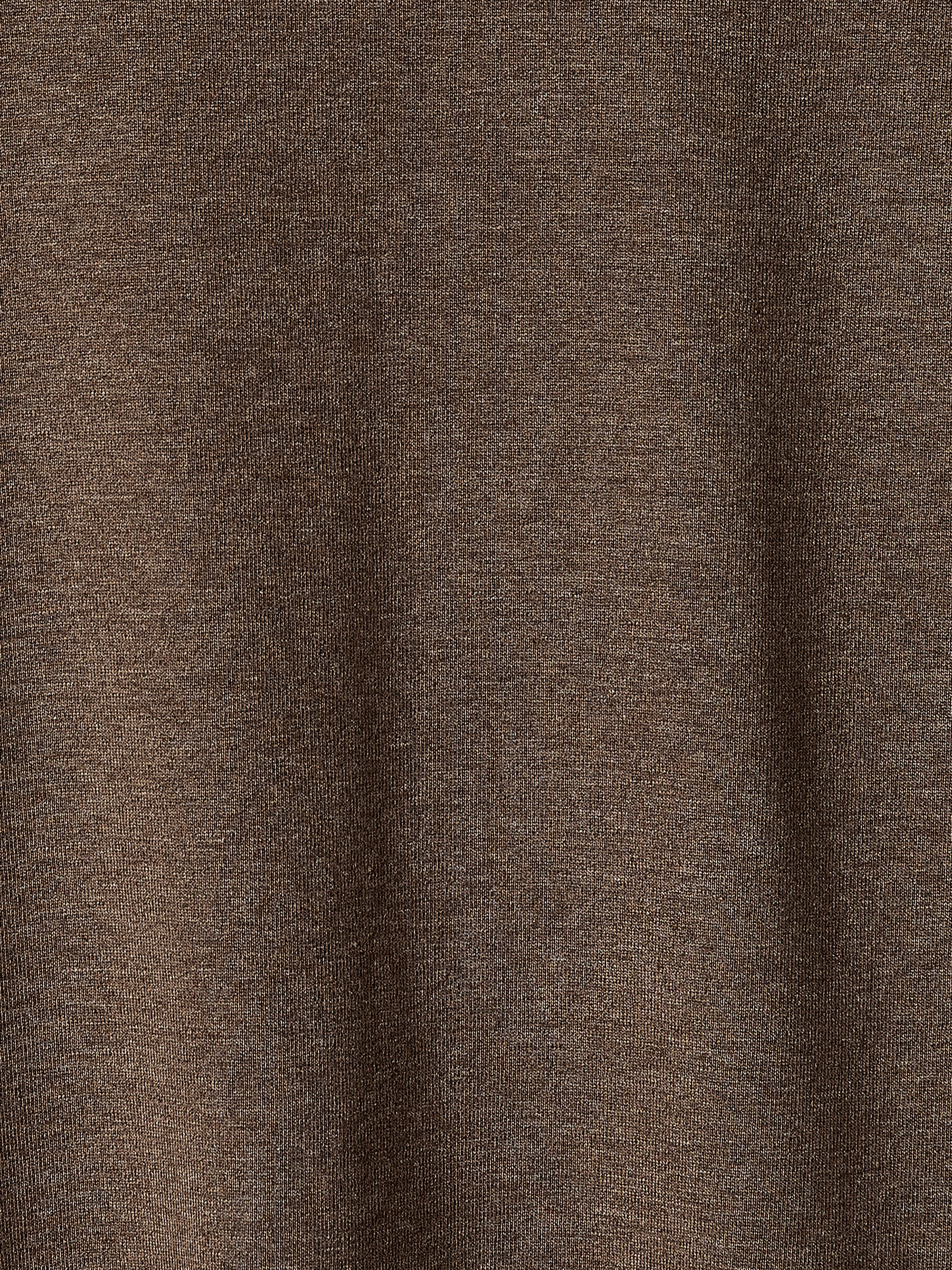 Long Sleeve Knit Pullover Crew Neck Cotton Blend
