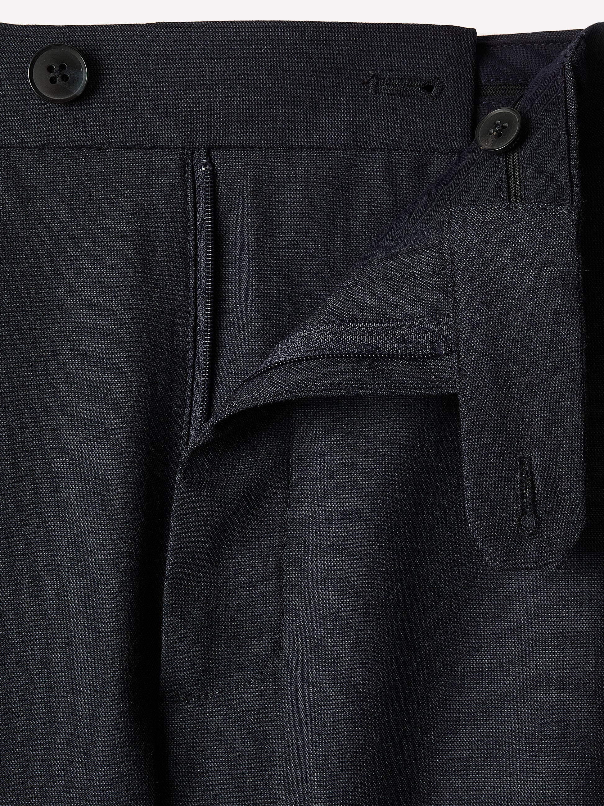 Slim-Leg Wool-Blend Pant