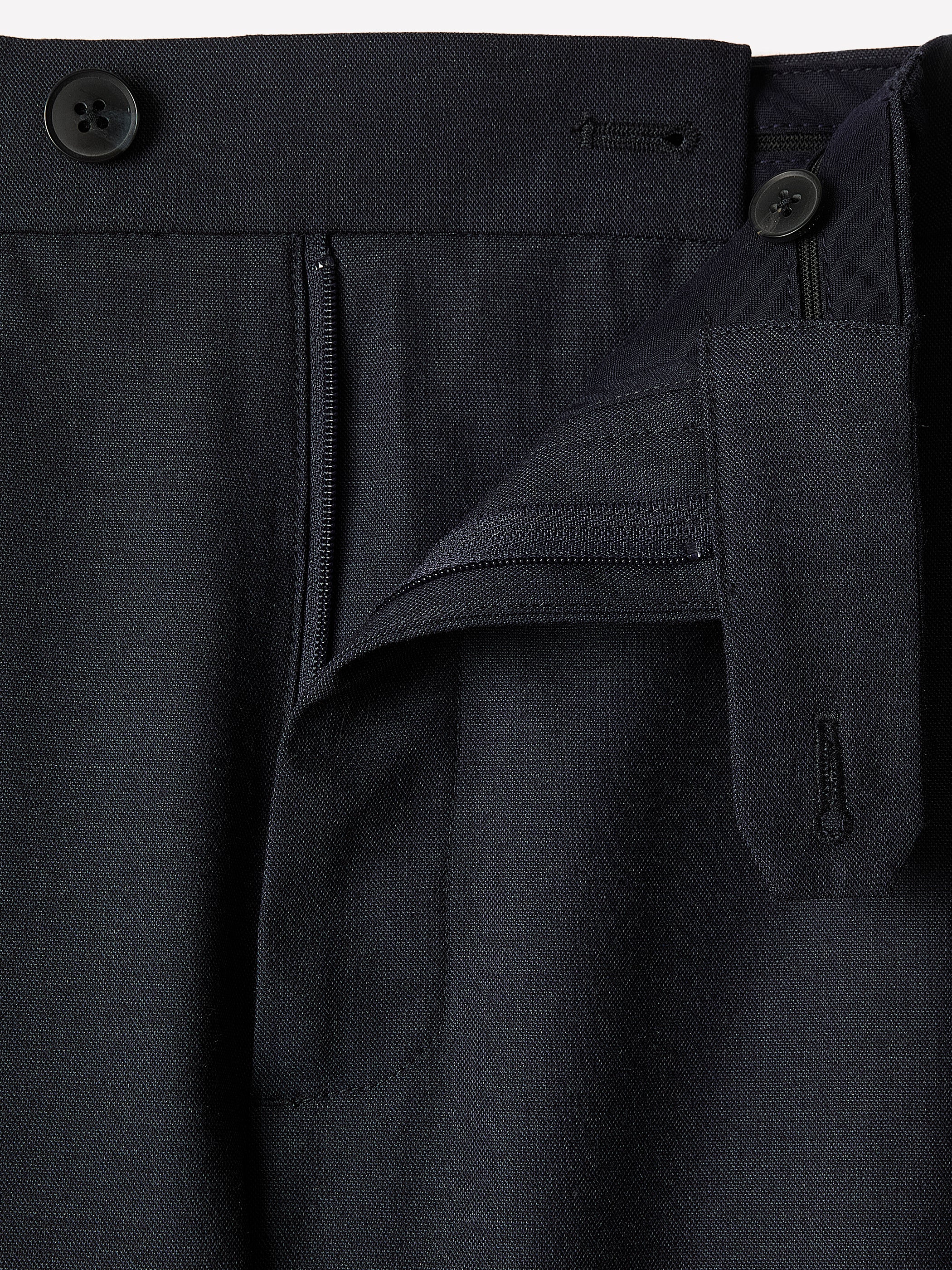 Slim-Leg Wool-Blend Pant