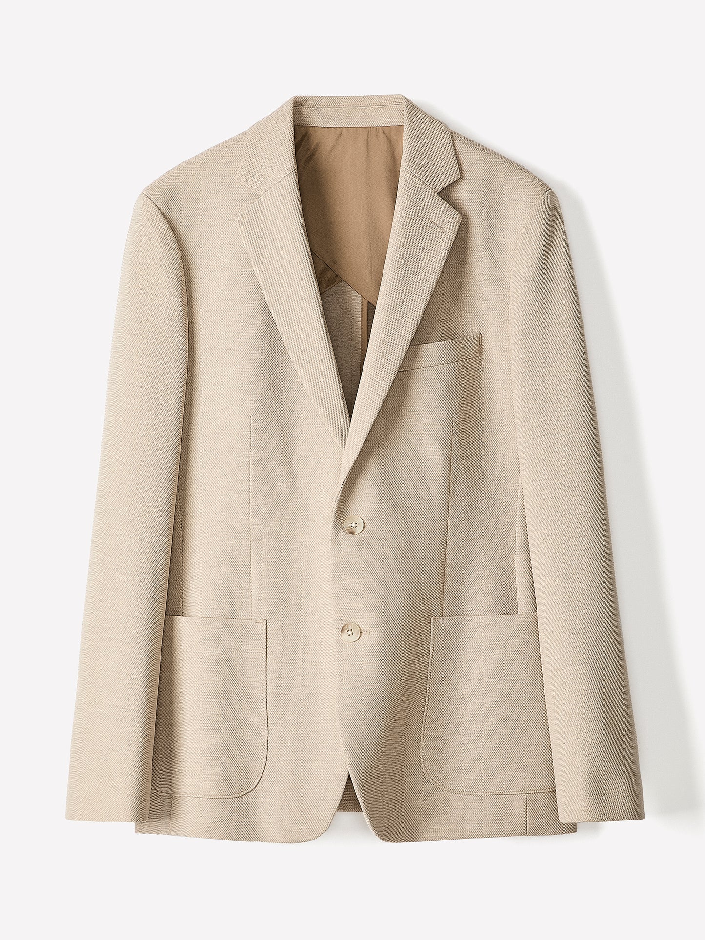 Slim Fit Knit Blazer