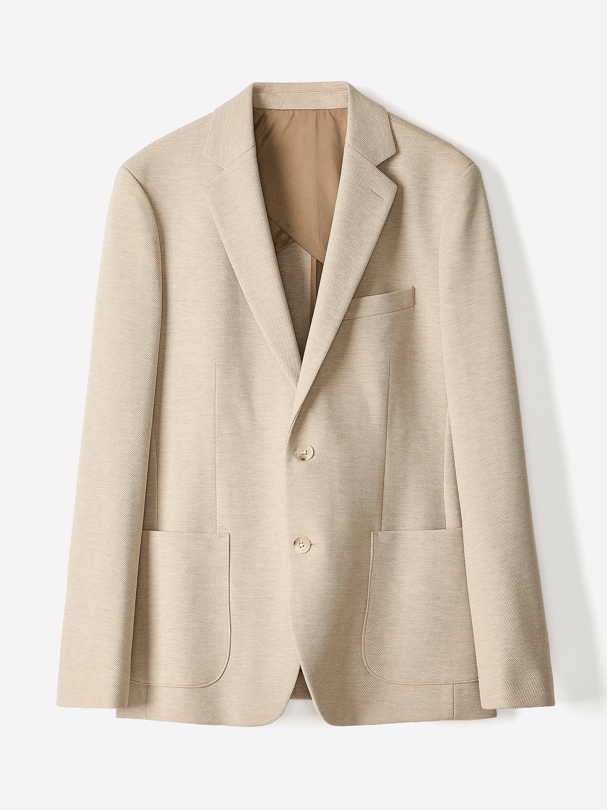 Slim Fit Knit Blazer