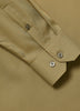 Slim-Fit Solid Twill Dress Shirt
