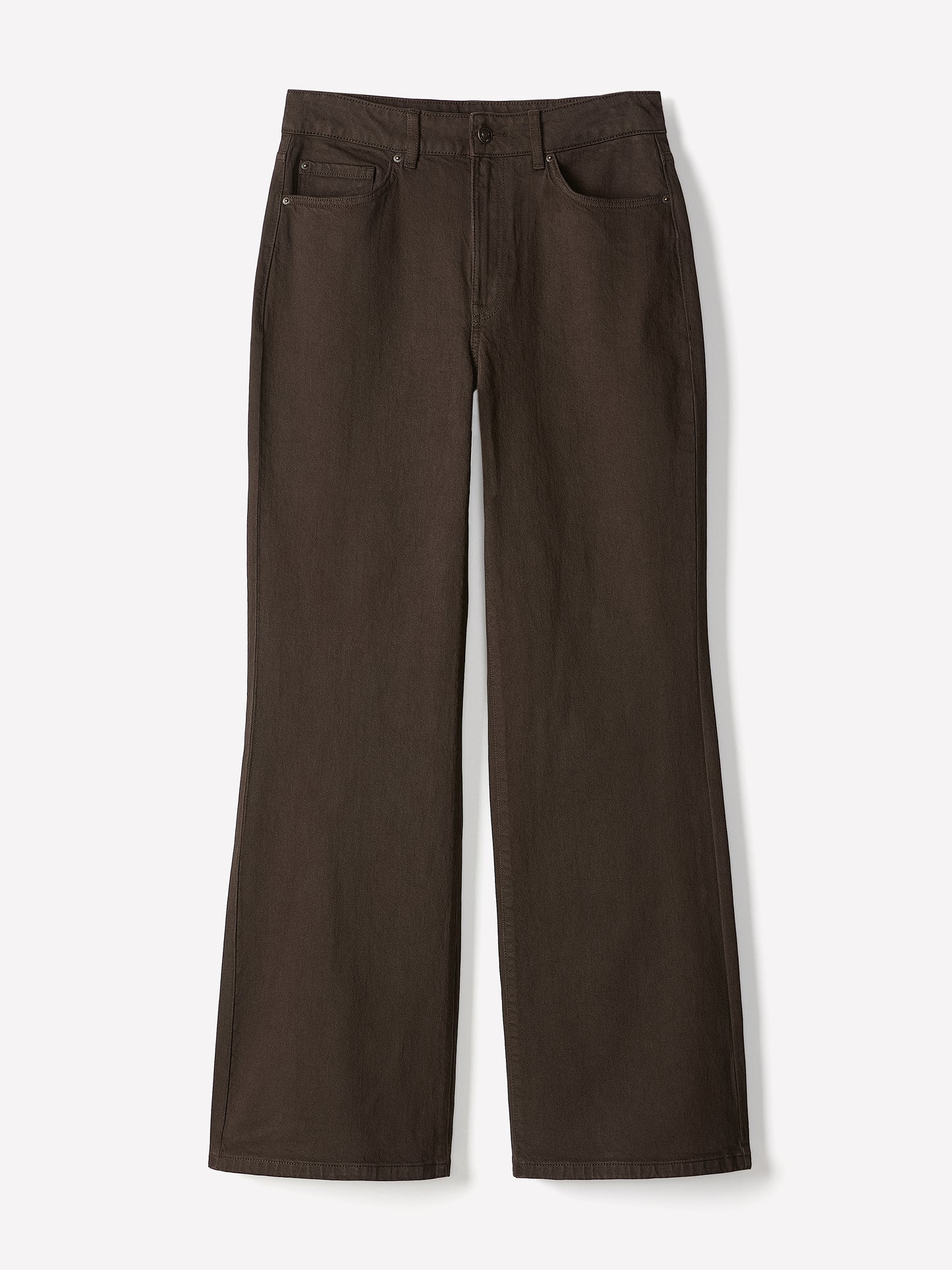Long High-Rise Wide-Leg Jeans