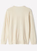 Long-Sleeve V-Neck Oversized Merino Sweater