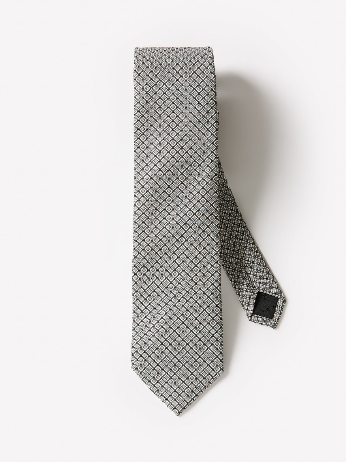 Woven Silk Men's Printed Geo Tie
