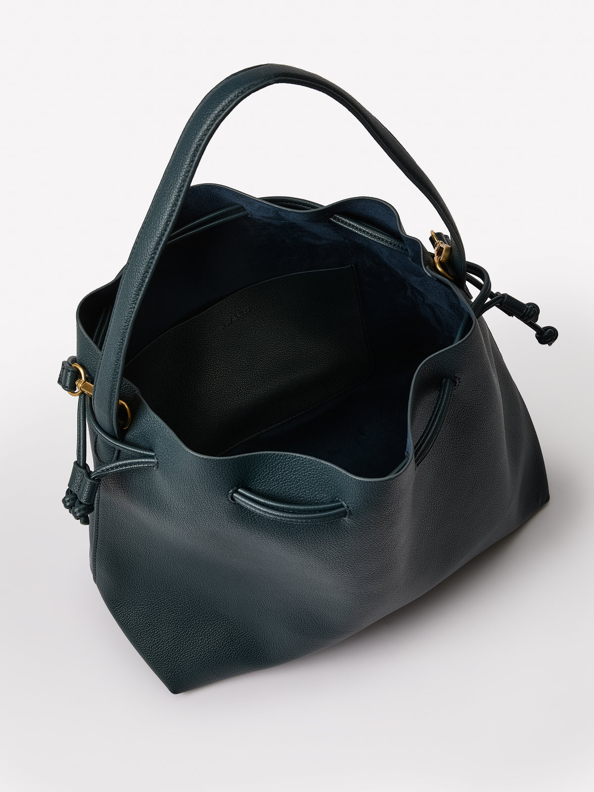 Large Faux Leather Cross-Body Bag