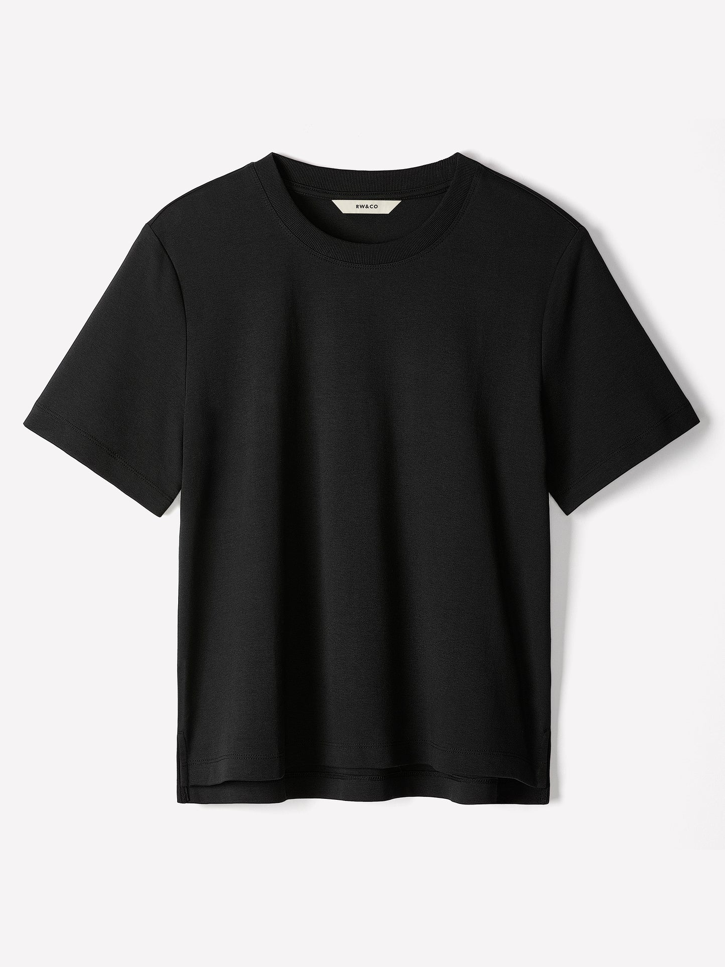 Short-Sleeve Cotton Basic Tee
