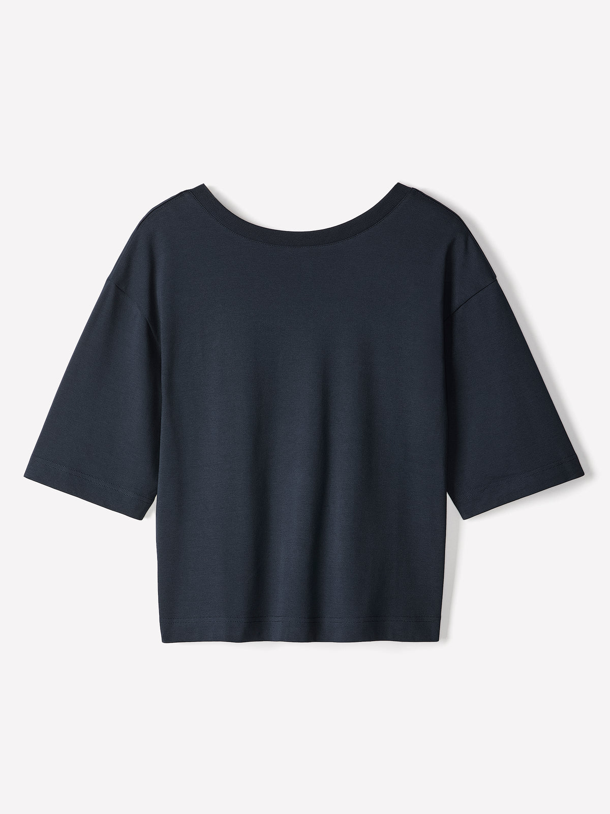 Regular Fit Cotton Scoop Neck Tee