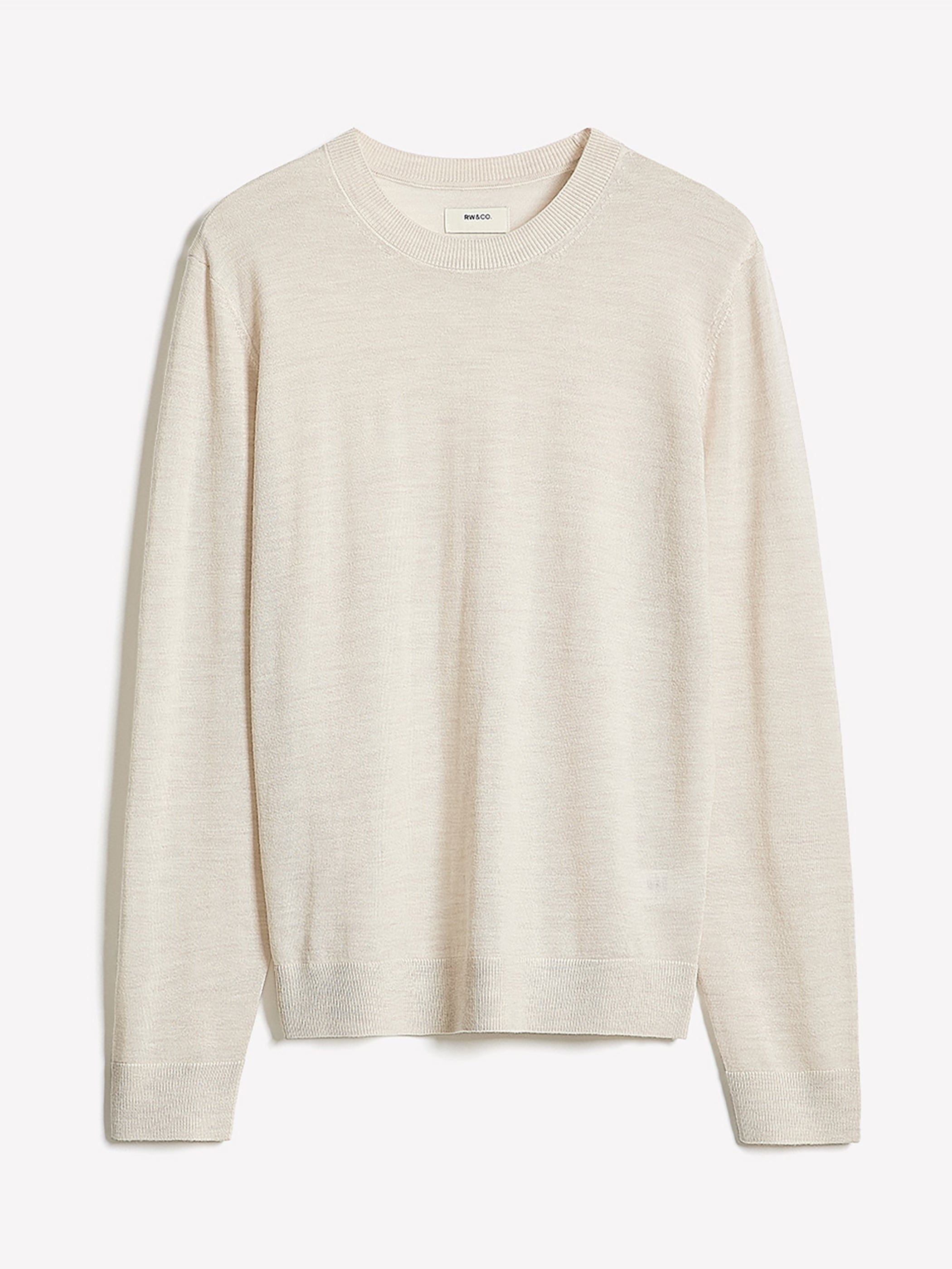 Merino Wool Crew Neck Sweater