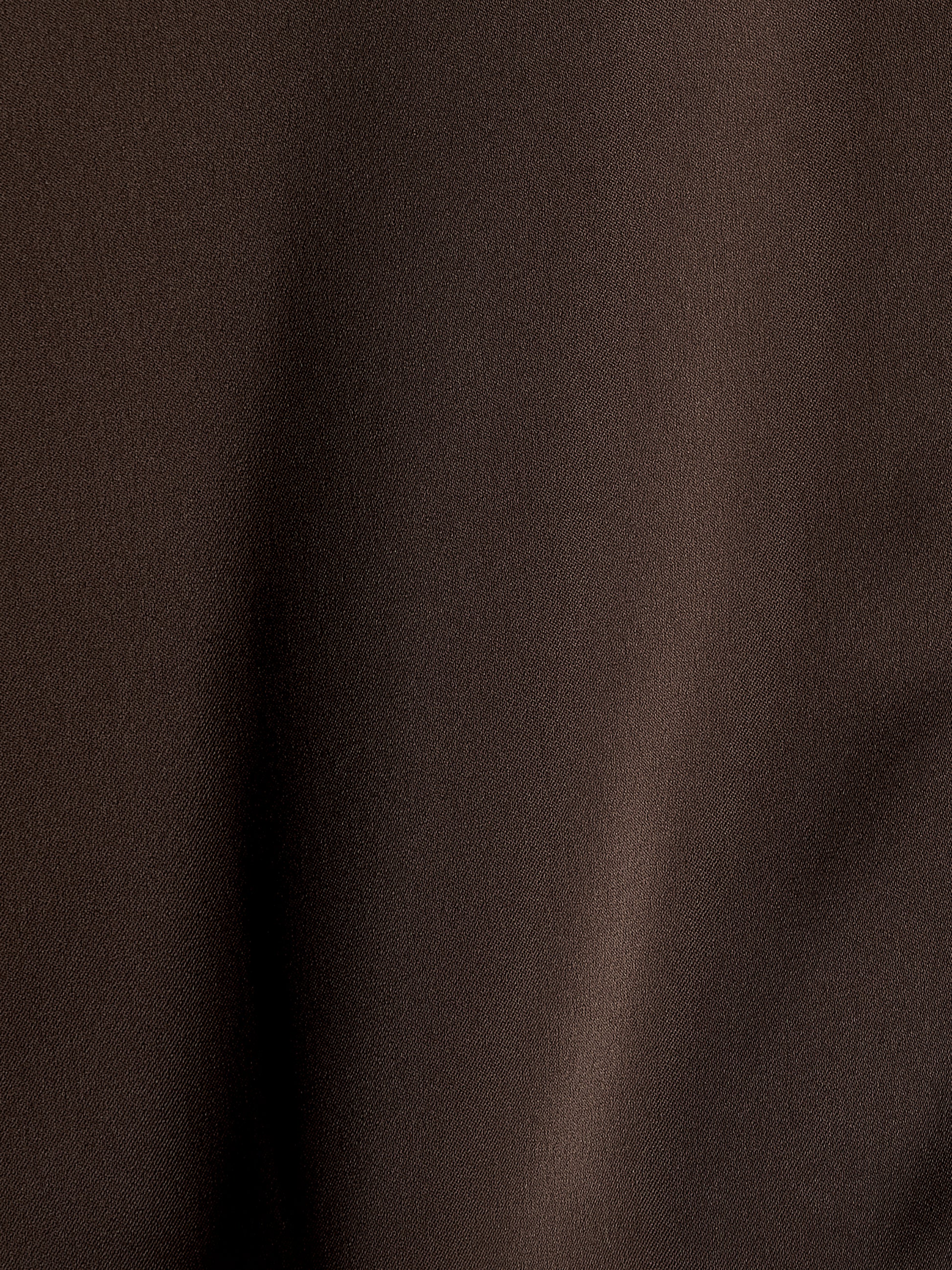 Woven Satin Long Sleeve Shirt