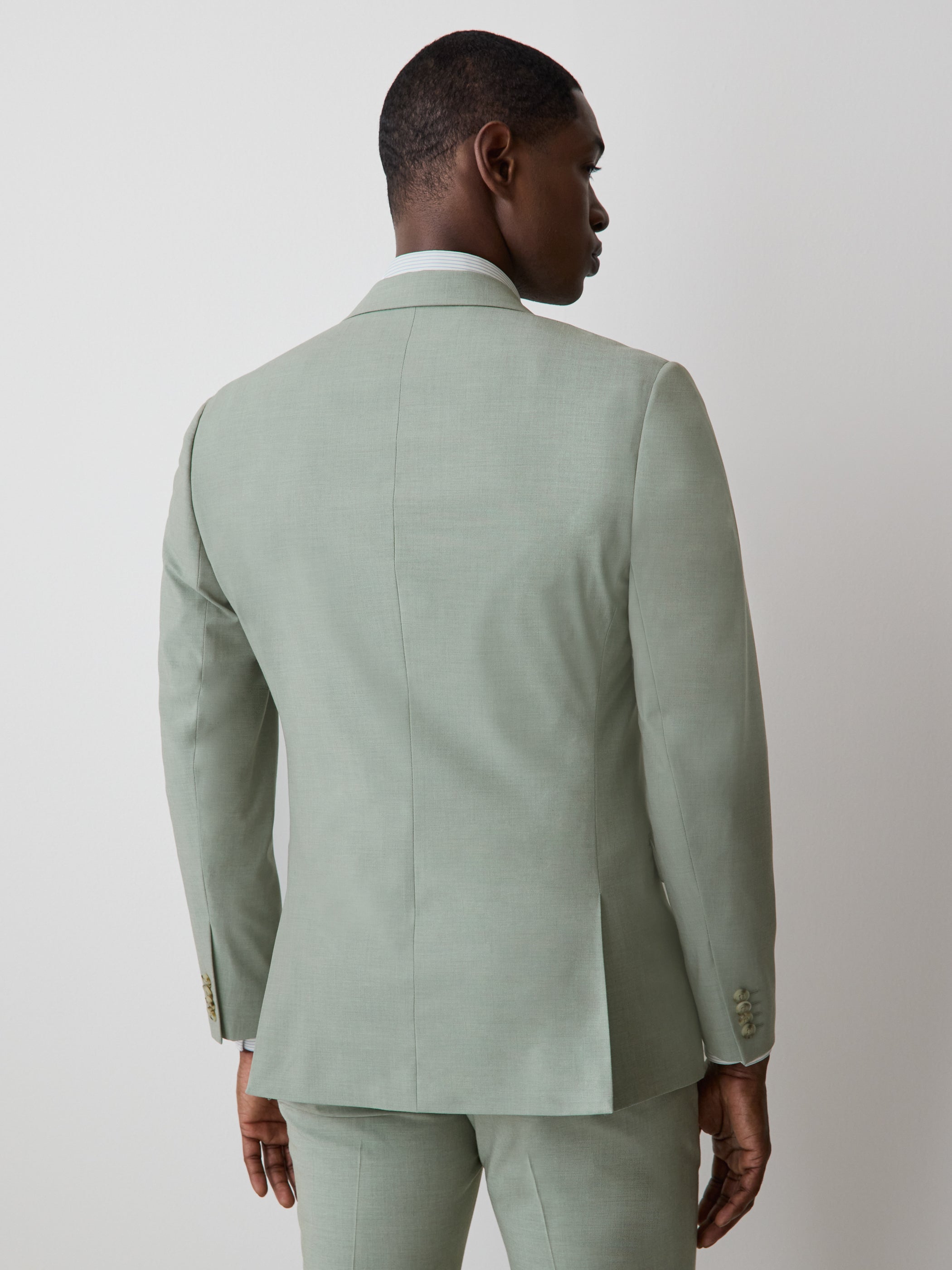 Slim Fit Mint Suit Blazer