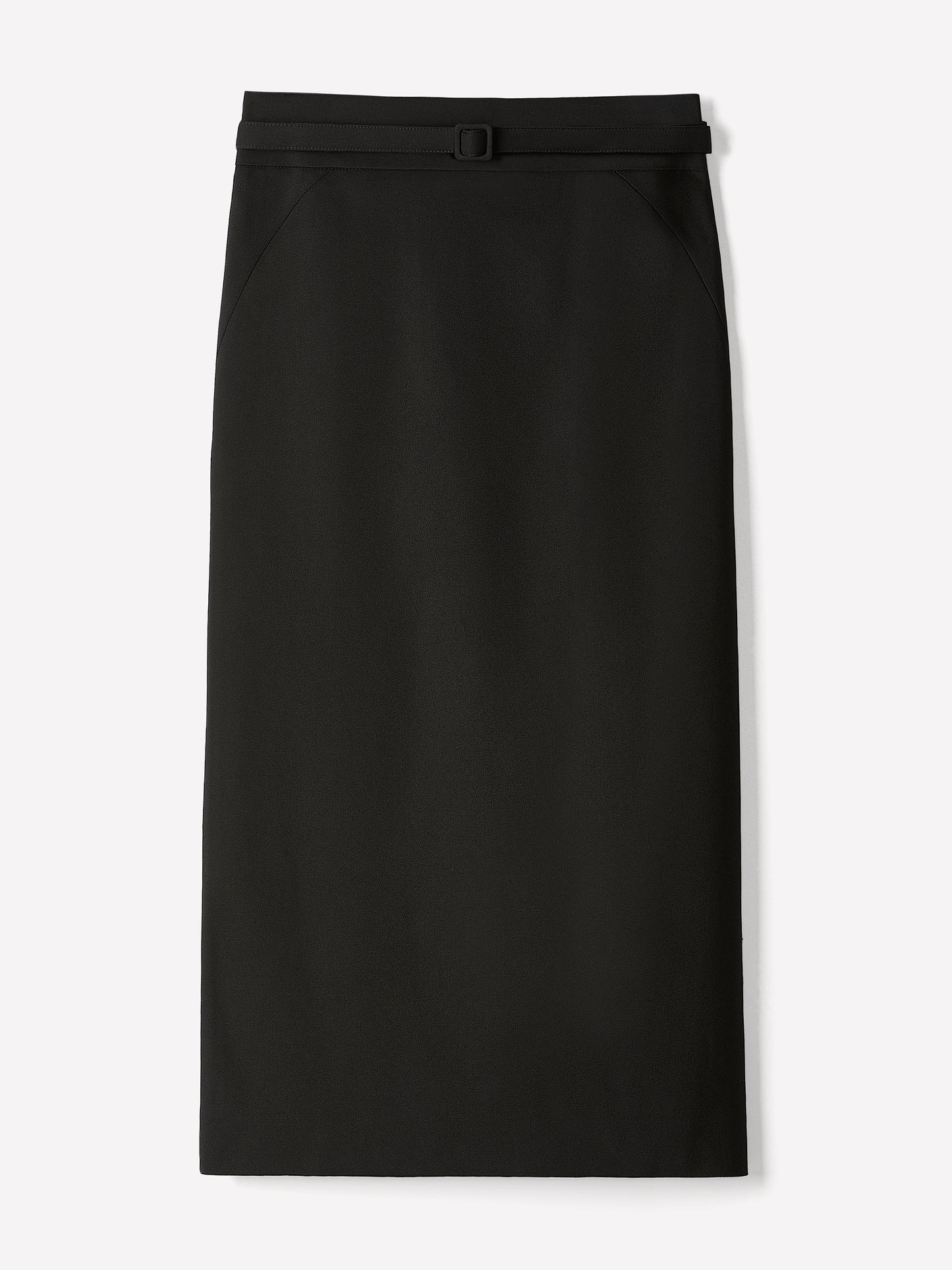 Woven Pencil Skirt High Density Cotton Blend
