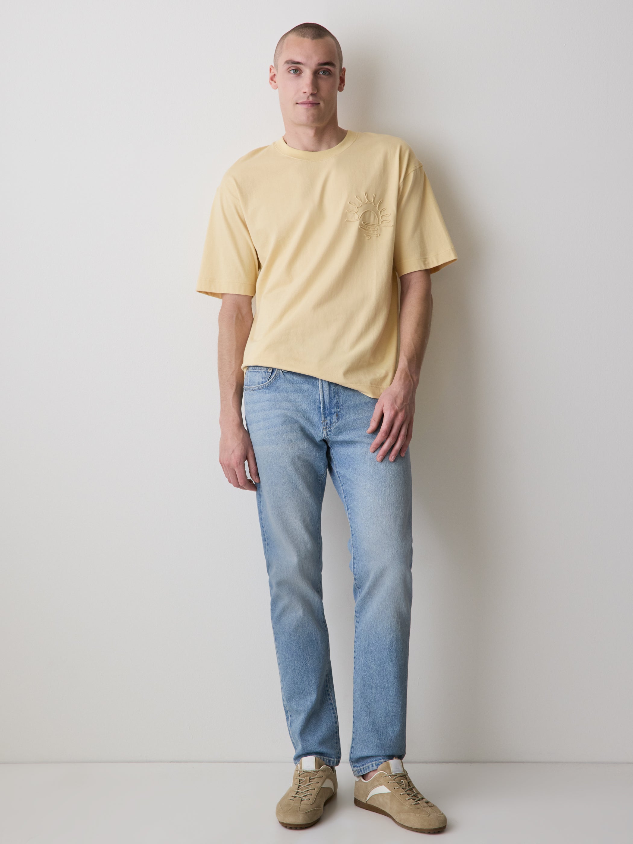 Oversized Short-Sleeve Crew-Neck Tee