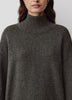 Long-Sleeve Mock-Neck Merino-Blend Sweater