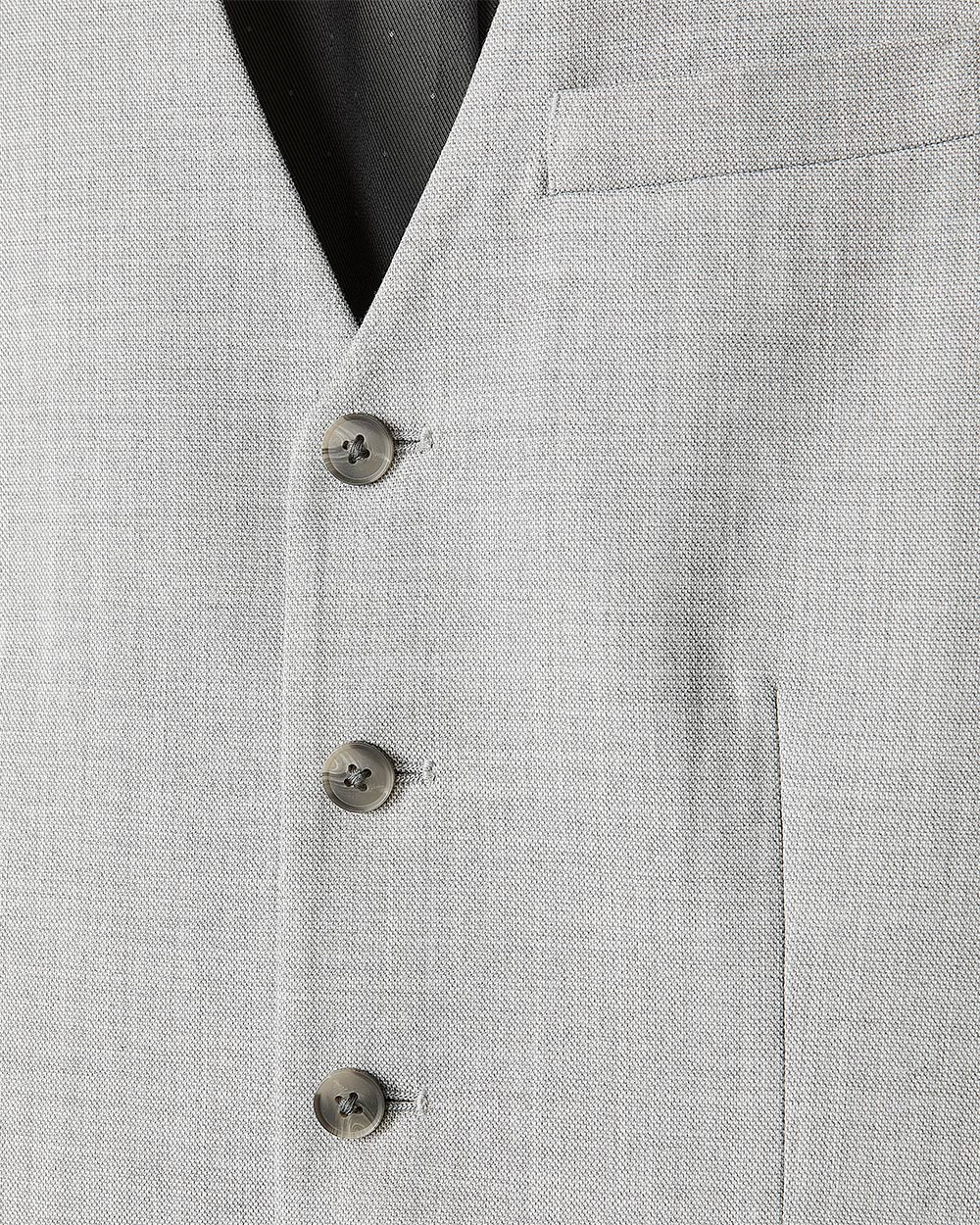 Essential Light Grey Suit Vest