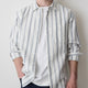 Striped Long-Sleeve Gauze Shirt