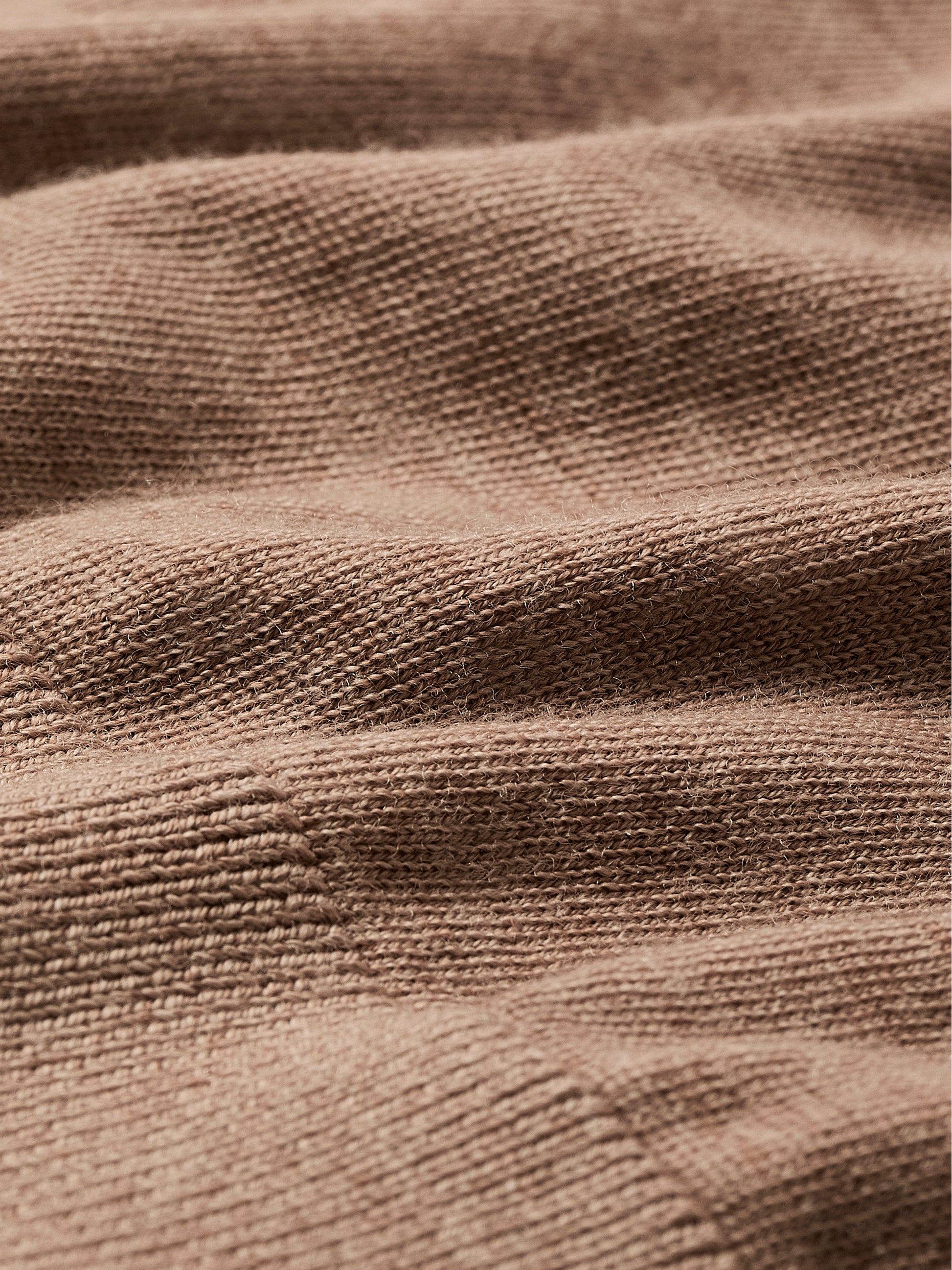 Merino Wool Knit Polo Sweater Long Sleeve