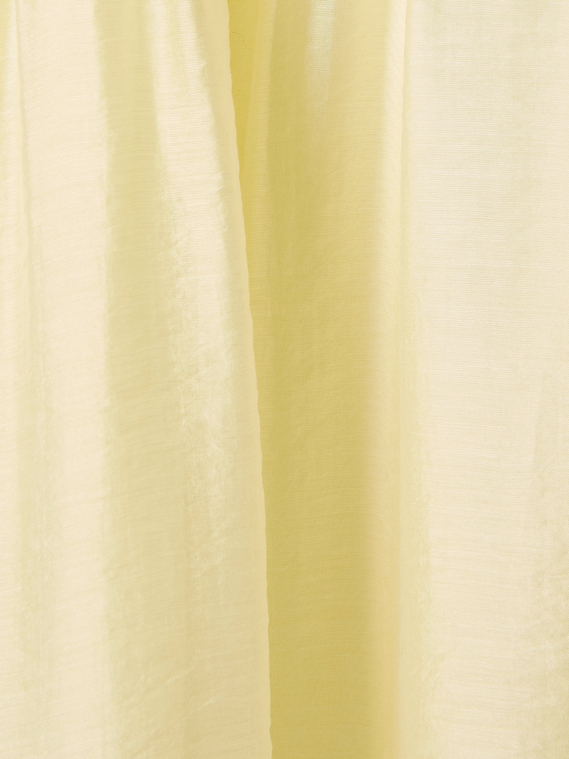 Woven Dress with Lyocell Flutter Sleeves