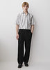 Woven Loose Fit Pleated Cotton Pants