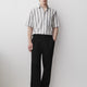 Woven Loose Fit Pleated Cotton Pants