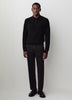 Long-Sleeve Polo Sweater