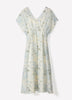 Woven Dress with Lyocell Flutter Sleeves