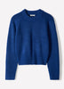 Long-Sleeve Crew-Neck Spongy Pullover