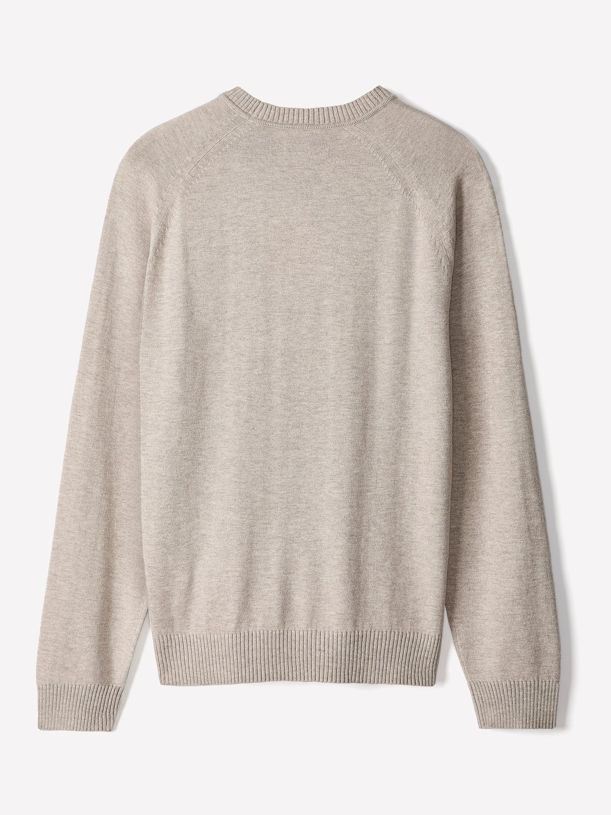 Men's Knit Crewneck Sweater Cotton Blend