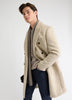 Classic Wool-Blend Coat with Tailored Collar