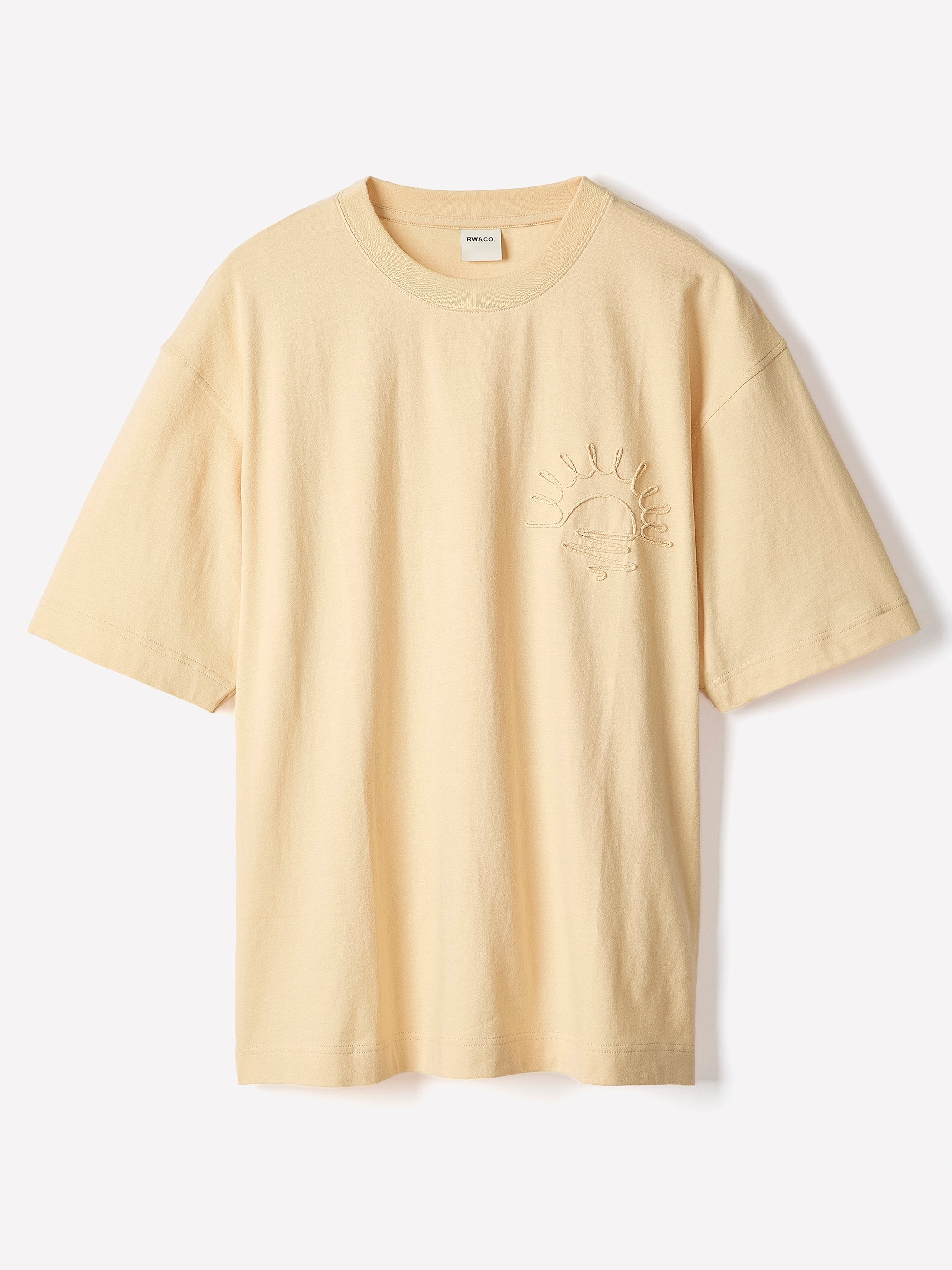 Oversized Short-Sleeve Crew-Neck Tee