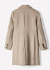 Classic Wool-Blend Three-Button Coat
